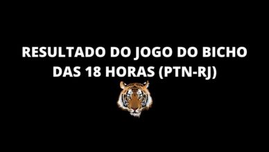 Resultado do jogo do bicho das 18 horas de hoje 16-04-2020