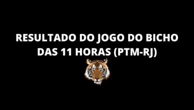 Resultado do jogo do bicho das 11 horas de hoje 05-01-2021